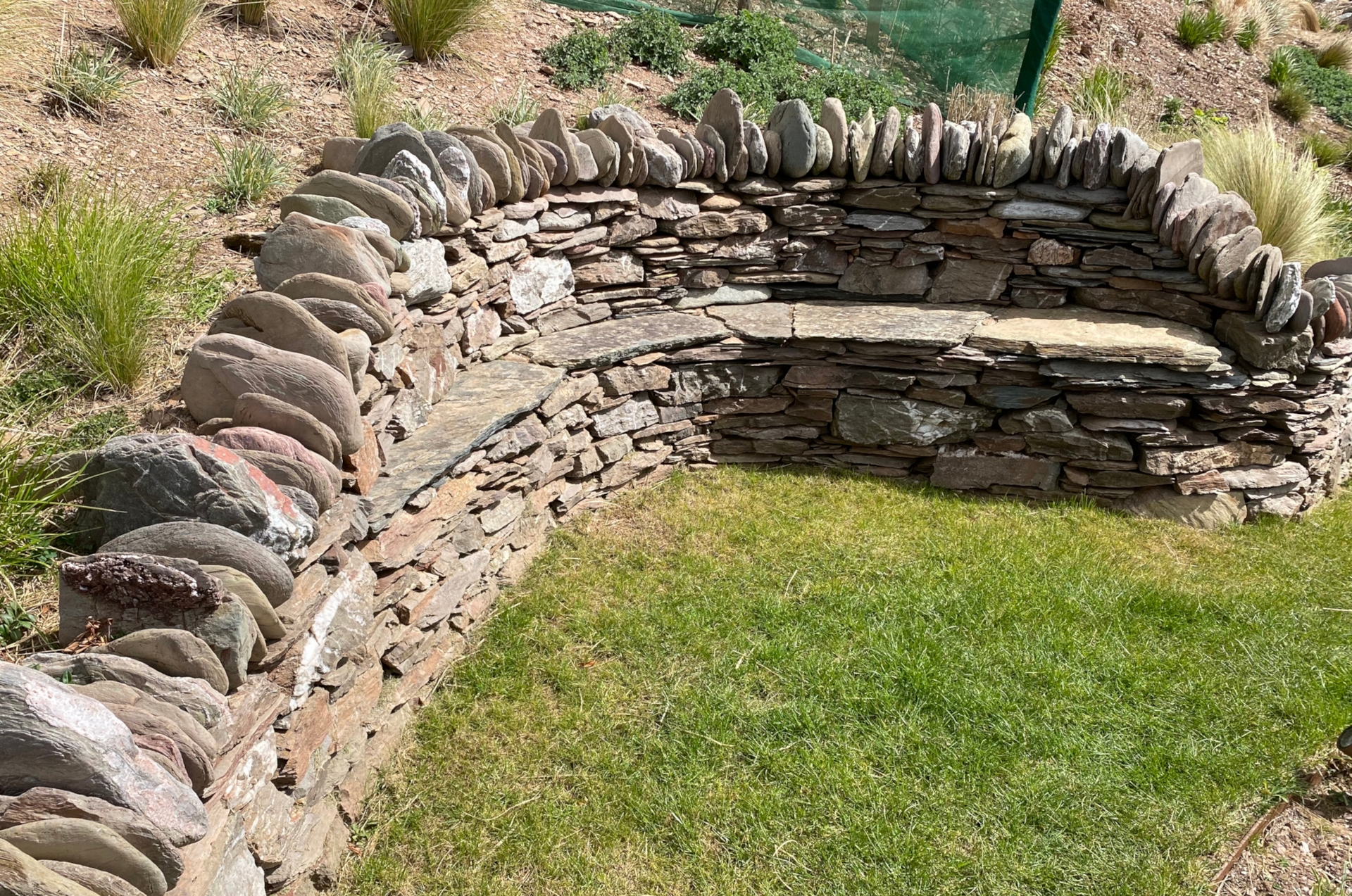 Drystone seating